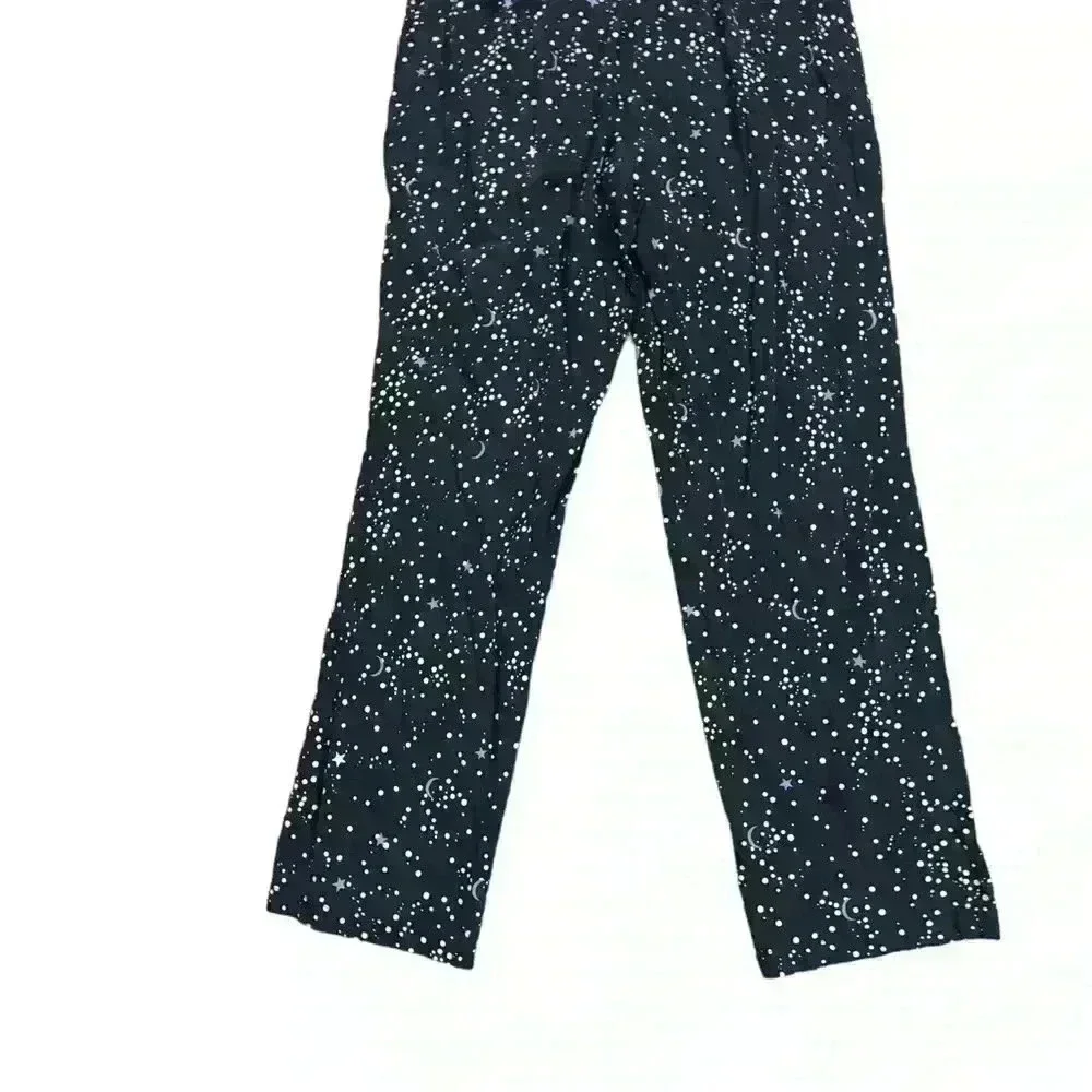 ANN TAYLOR SLEEP Pajama set Blue With Star And Moon - Size S Small p38 - Picture 5 of 6